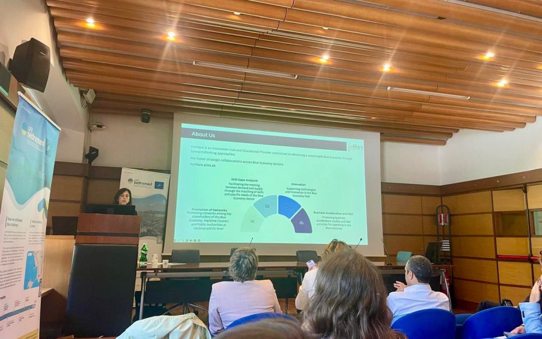 🌊ForMare ha partecipato alla Conferenza Finale del progetto LIFE Sedremed “Innovative approaches for the management of contaminated sediments”, il 5 giugno presso la Stazione Zoologica Anton Dohrn di Napoli.